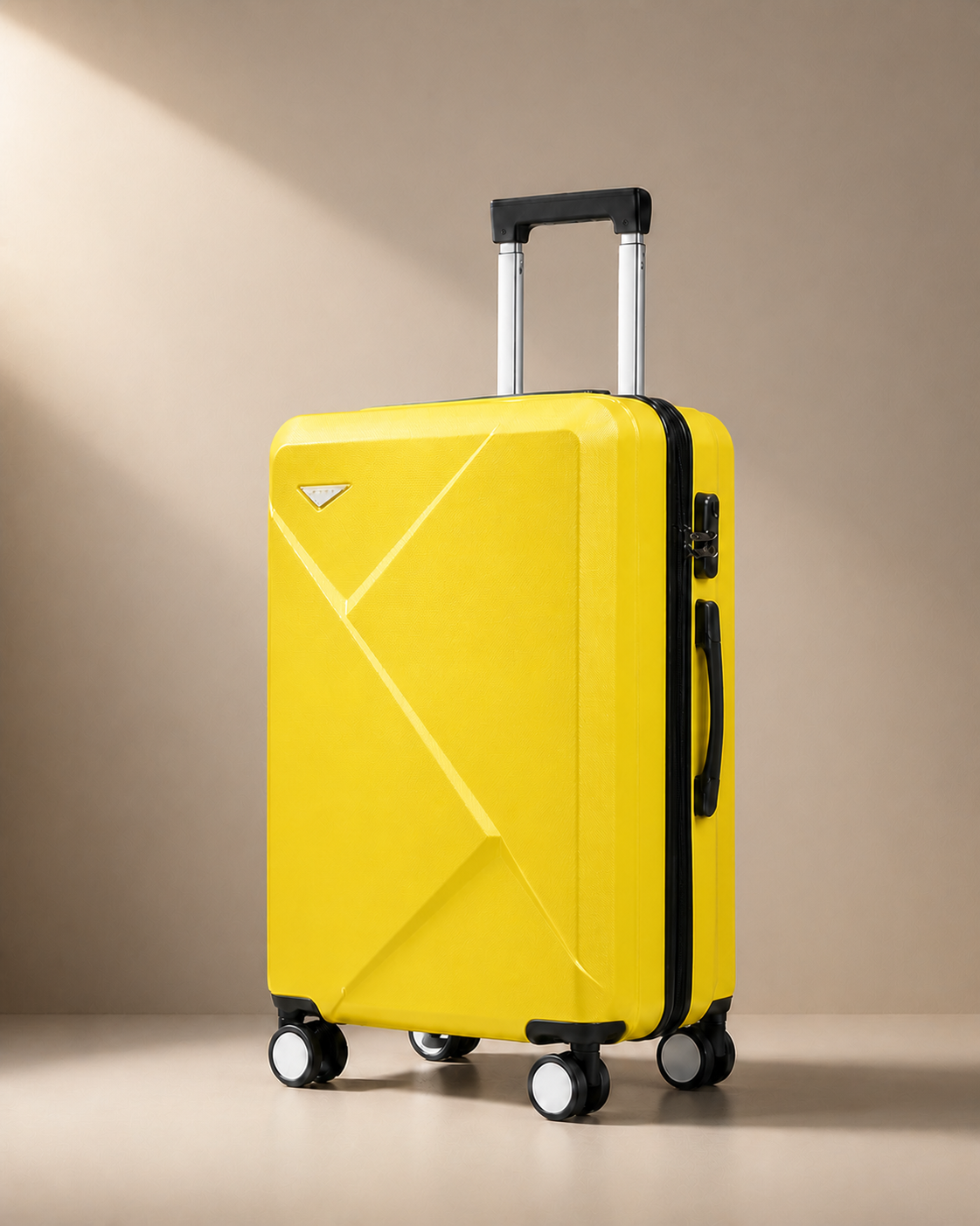 Beadnell Lightweight Cabin Suitcase - 20/24/28 Inch in Yellow