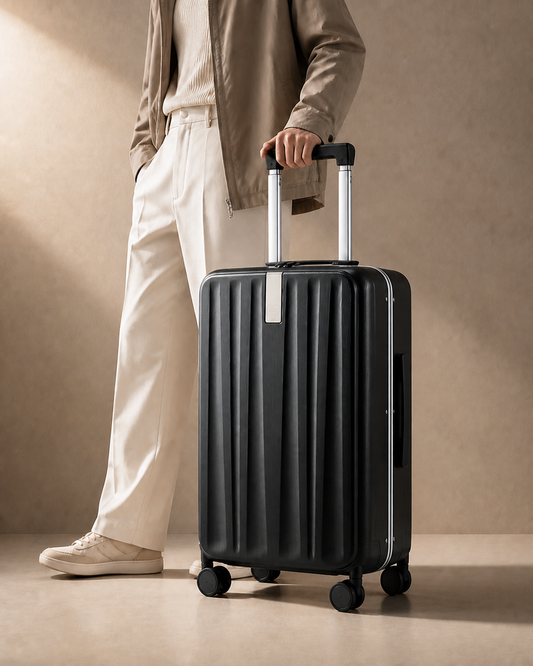Shaldon Hard Shell Aluminium Frame Cabin Suitcase - 20/24 Inch — view 2