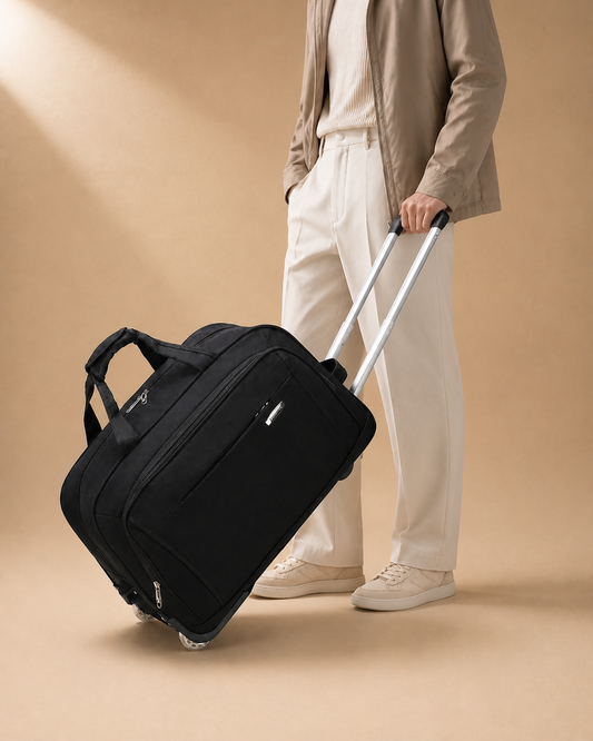 Alnmouth Large Capacity Soft Shell Cabin Suitcase - 20/24/26 Inch