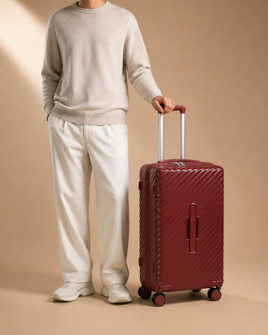 Rye Large Capacity Cabin Suitcase with Wide Pull Rod - 20/28 Inch with USB Port — view 2