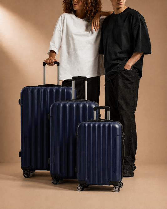 Mallaig Lightweight 3 Piece Hard Shell Suitcase Set - 20/24/28 Inch