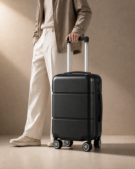Charmouth Hard Shell Cabin Suitcase - 20 Inch
