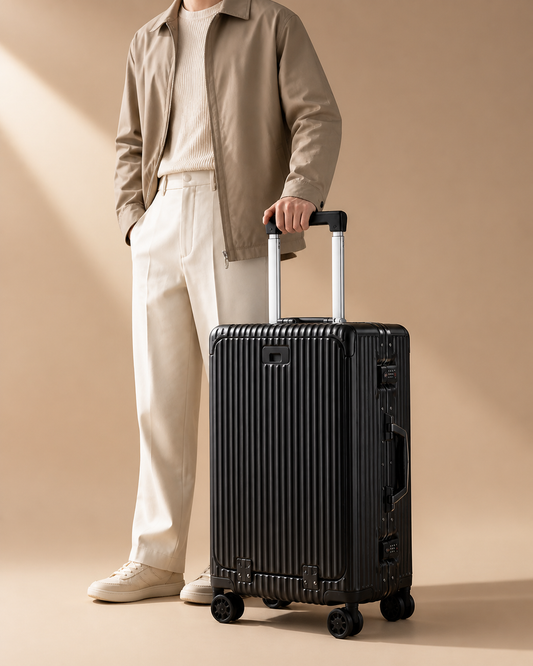 Polkerris Expandable Cabin Suitcase - 20-28 Inch — view 2