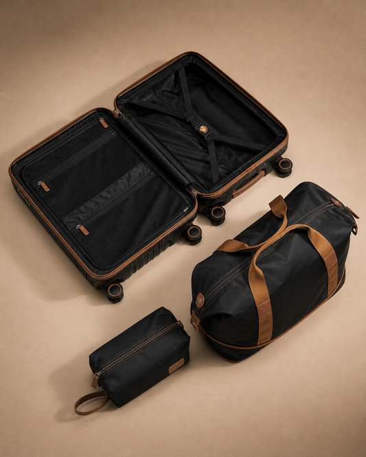 Clovelly 3 Piece Trolley Suitcase Set - 20/24/28 Inch