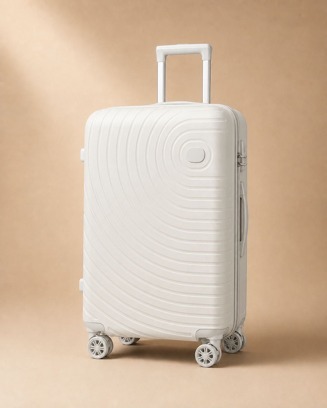 Lerryn Expandable Cabin Suitcase, Swirl in Cream