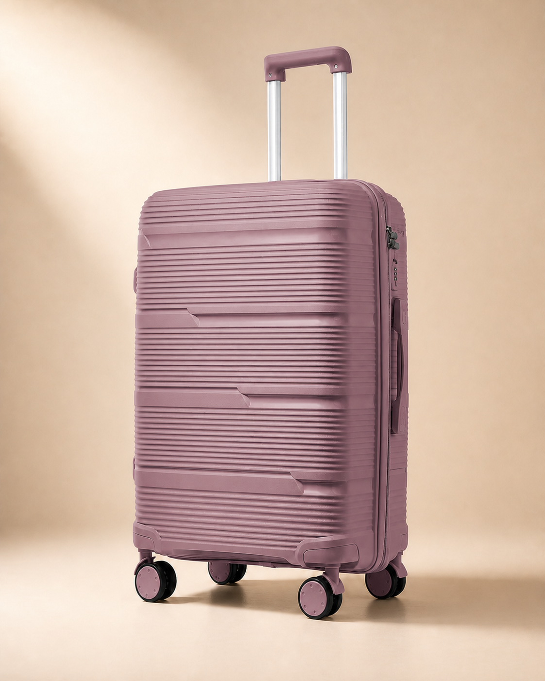 Blakeney Trolley Cabin Suitcase - 20/24/28 Inch in Pink