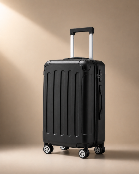 Grasmere Large Capacity Cabin Suitcase in Black