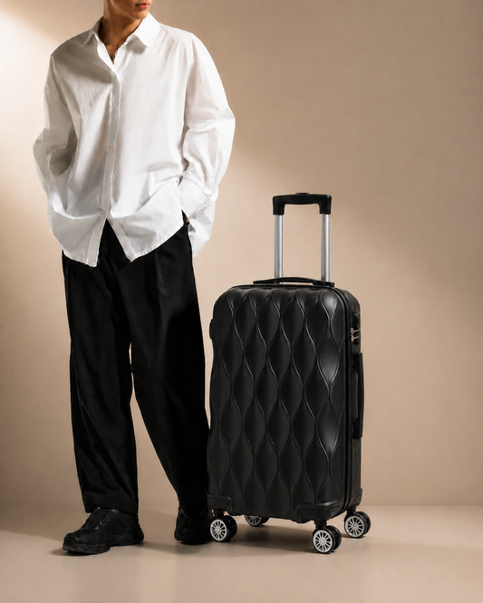 Dartmouth Hard Shell Cabin Suitcase - 20 Inch - lifestyle studio view