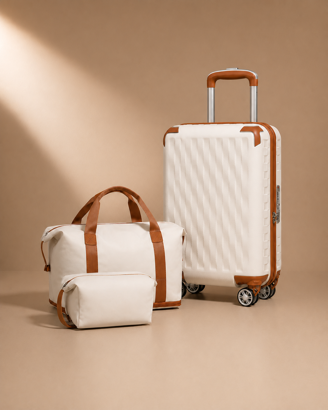 Beaumaris 3 Piece Suitcase Set lifestyle view