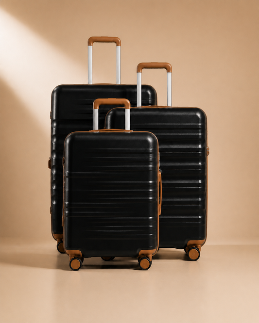 Harlech 2/3 Piece Hard Shell Suitcase Set - 20/24/28 Inch front view