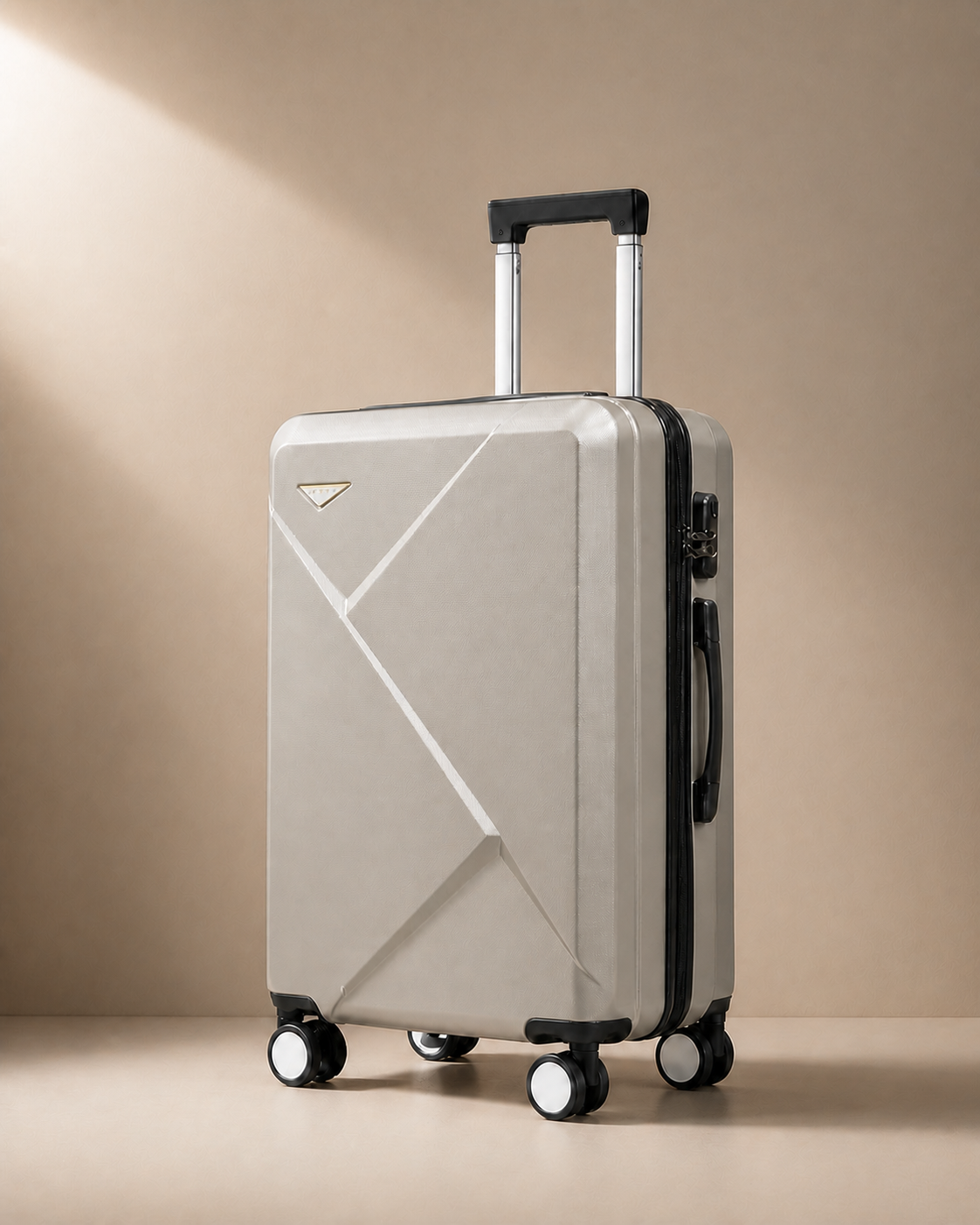 Beadnell Lightweight Cabin Suitcase - 20/24/28 Inch in Grey