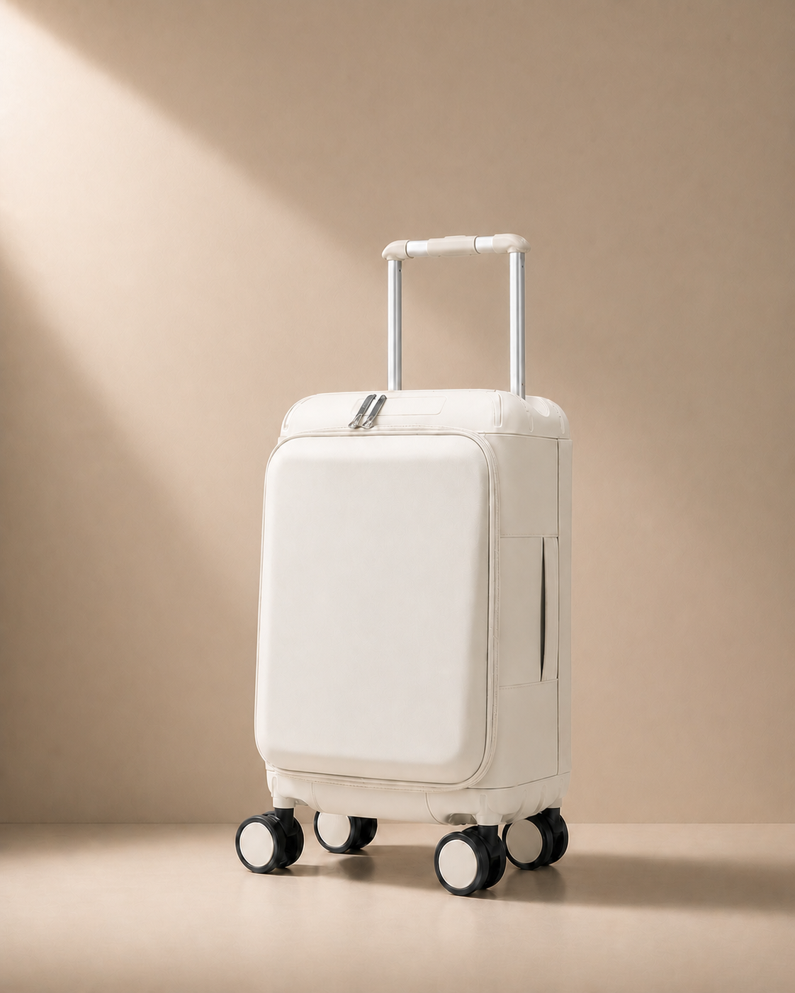 Woolacombe Front-Opening Cabin Suitcase - 20/24/29 Inch in White