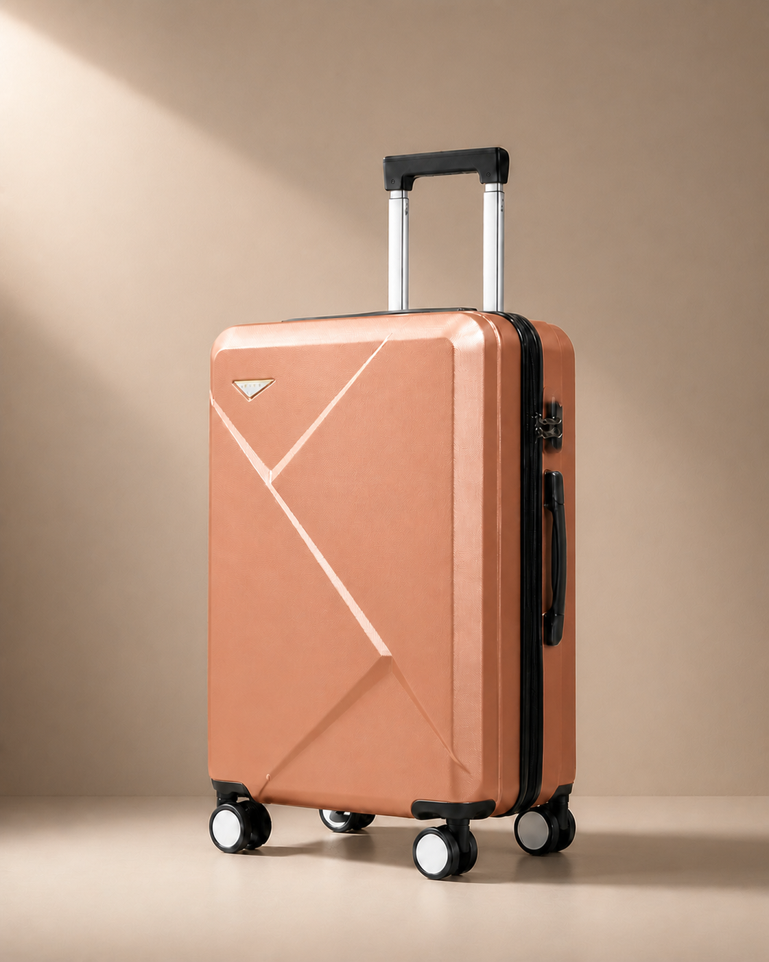 Beadnell Lightweight Cabin Suitcase - 20/24/28 Inch in Gold