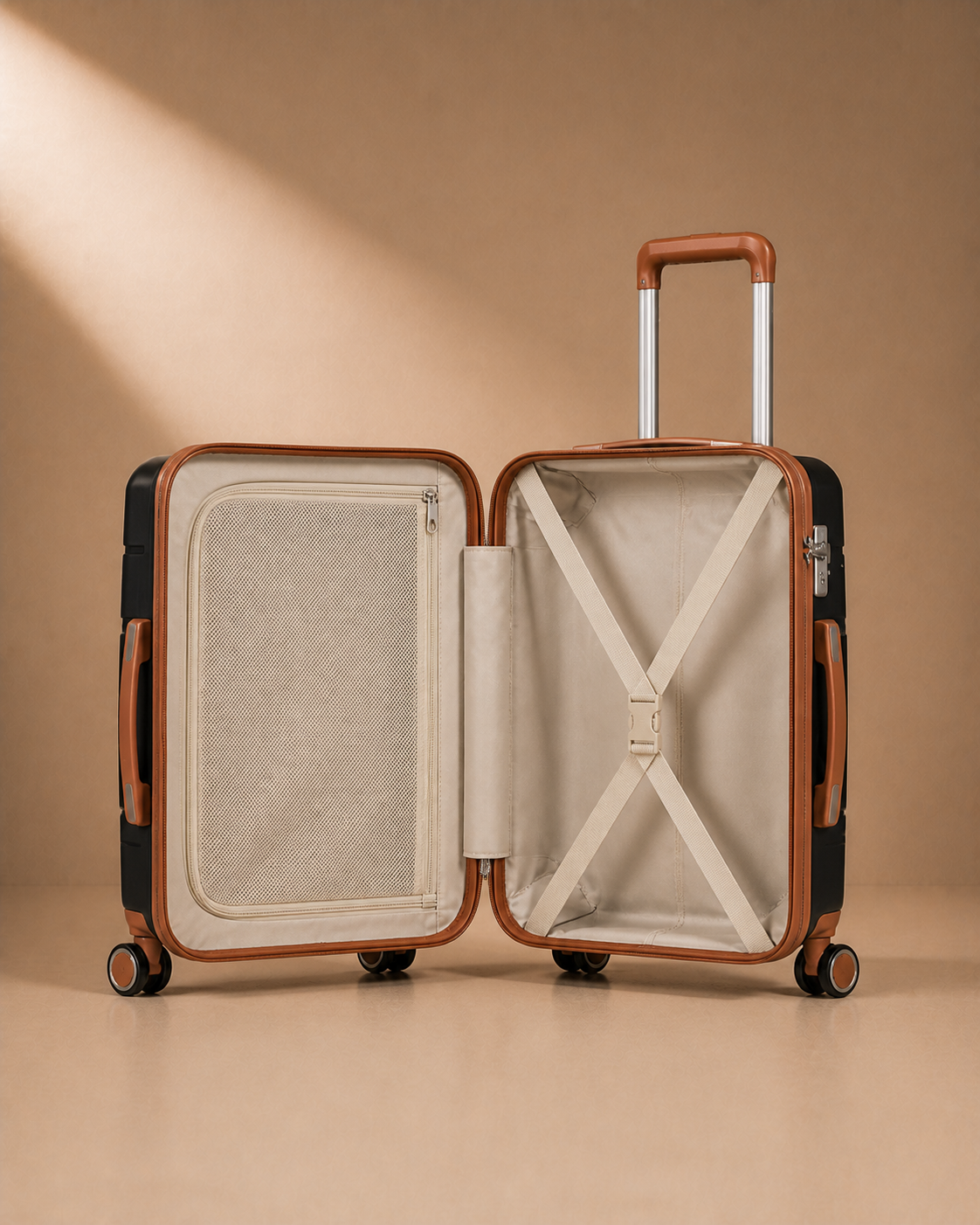 Bibury 2 Piece Hard Shell Suitcase Set with Travel Bag — view 8