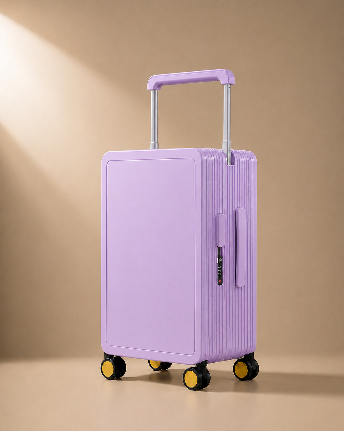 Lyme Hard Shell Cabin Suitcase - 20/25 Inch in purple