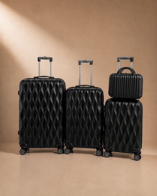 Anstruther Carry-On 4 Piece Hard Shell Suitcase Set with Travel Bag