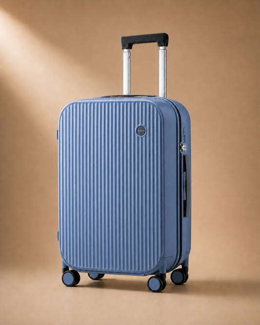 Aldeburgh Ribbed Front-Opening Cabin Suitcase - 20 Inch