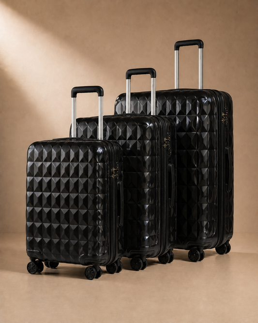 Cemaes 3 Piece Suitcase Set with Travel Bag