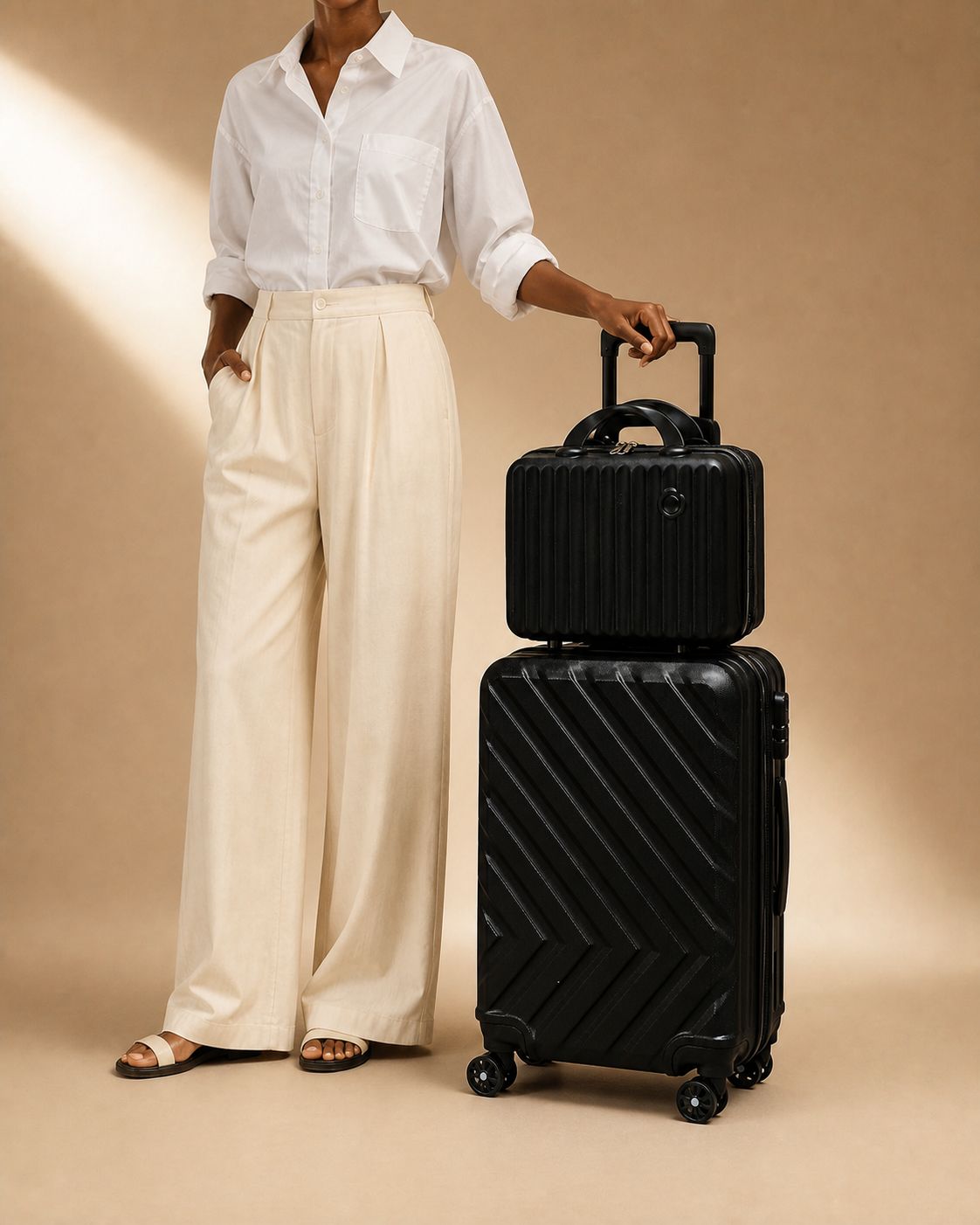 Stonehaven Large Capacity Hard Shell Cabin Suitcase - 14/20 Inch — view 2