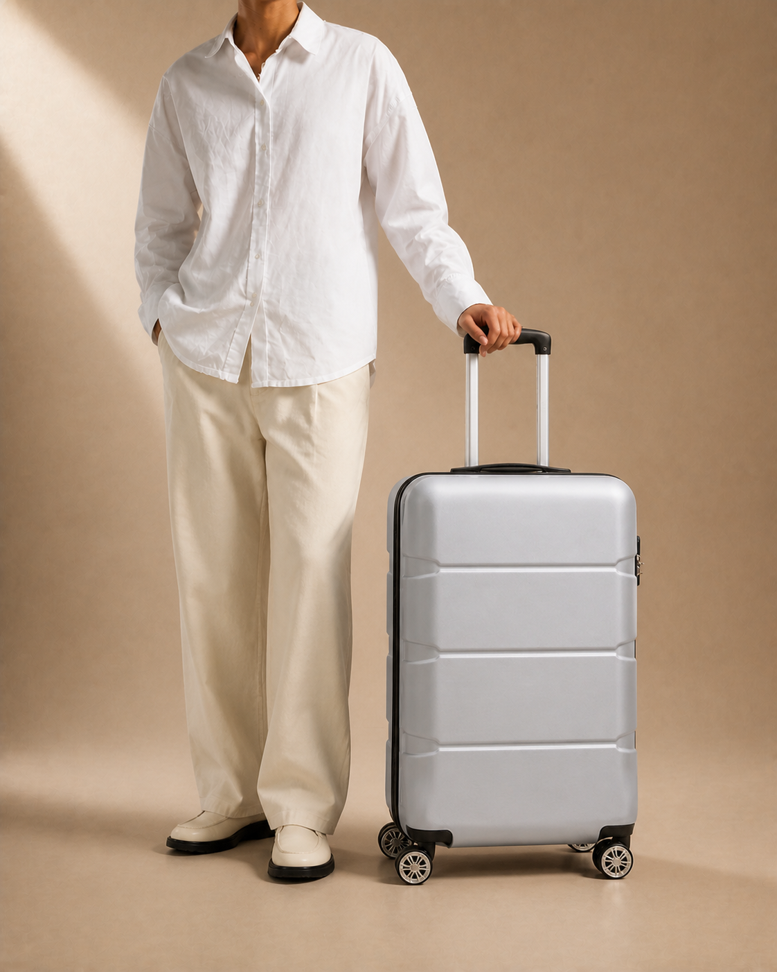 Cley Trolley Hard Shell Cabin Suitcase - 20 Inch