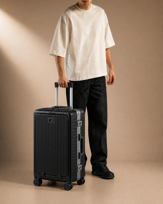 Perranporth Aluminium Frame Cabin Suitcase - 20/24 Inch — view 2