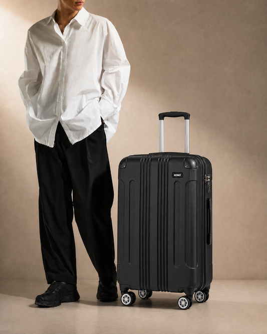 Porthleven 3 Piece Hard Shell Suitcase Set - 20/24/28 Inch