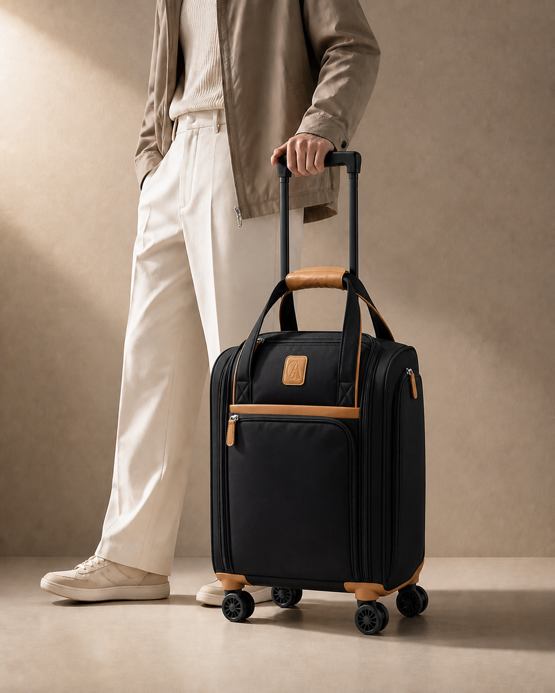 Whitby Cabin Suitcase with Laptop Pocket - 16 Inch