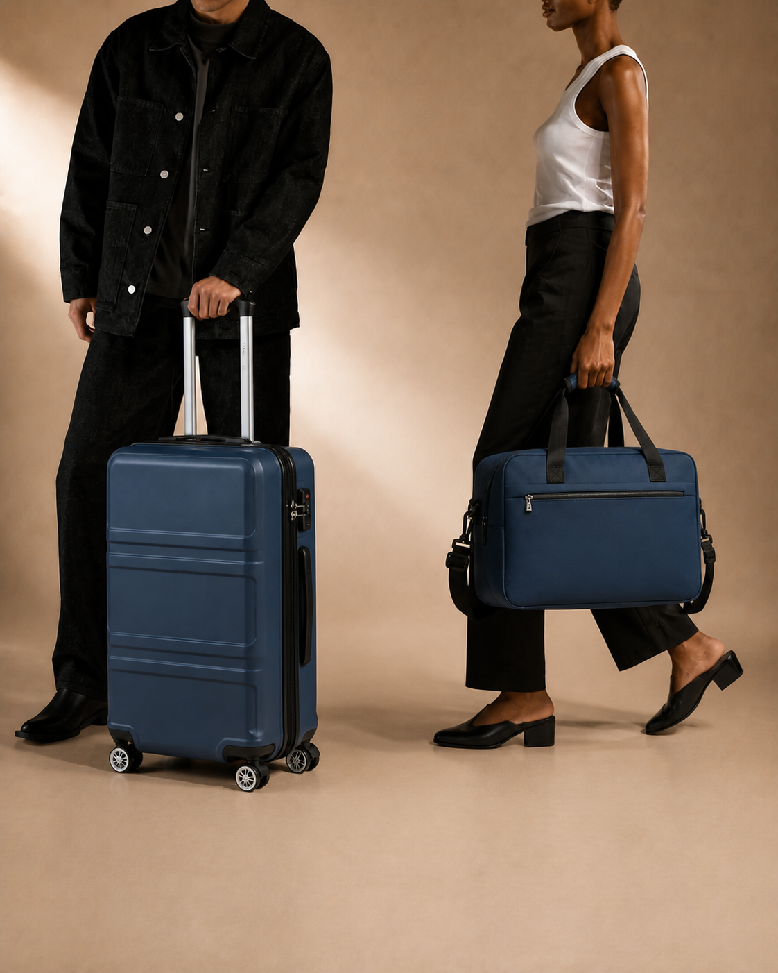 Cromarty 2 Piece Suitcase and Travel Bag Set