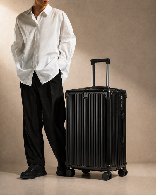 Totnes Hard Shell Cabin Suitcase with Cup Holder - 20/24/26 Inch