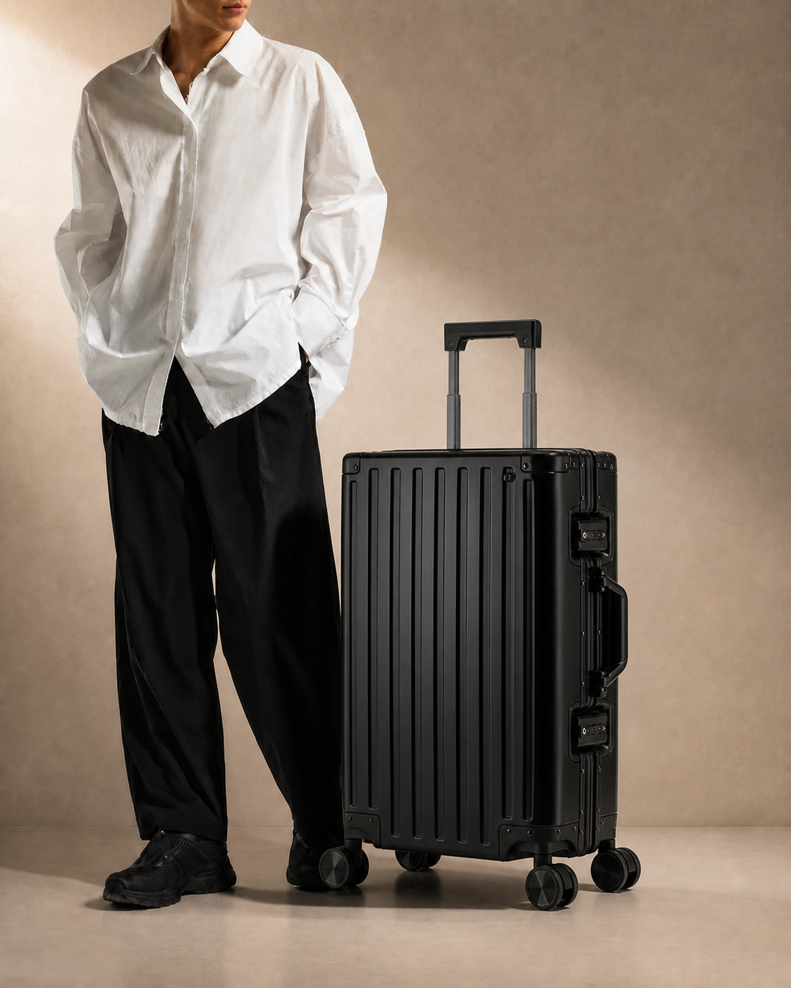 Marazion Aluminium Frame Cabin Suitcase - 20/24/26/28 Inch