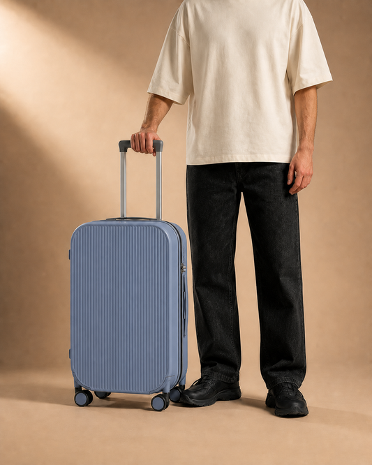 Aldeburgh Ribbed Front-Opening Cabin Suitcase - 20 Inch — view 2