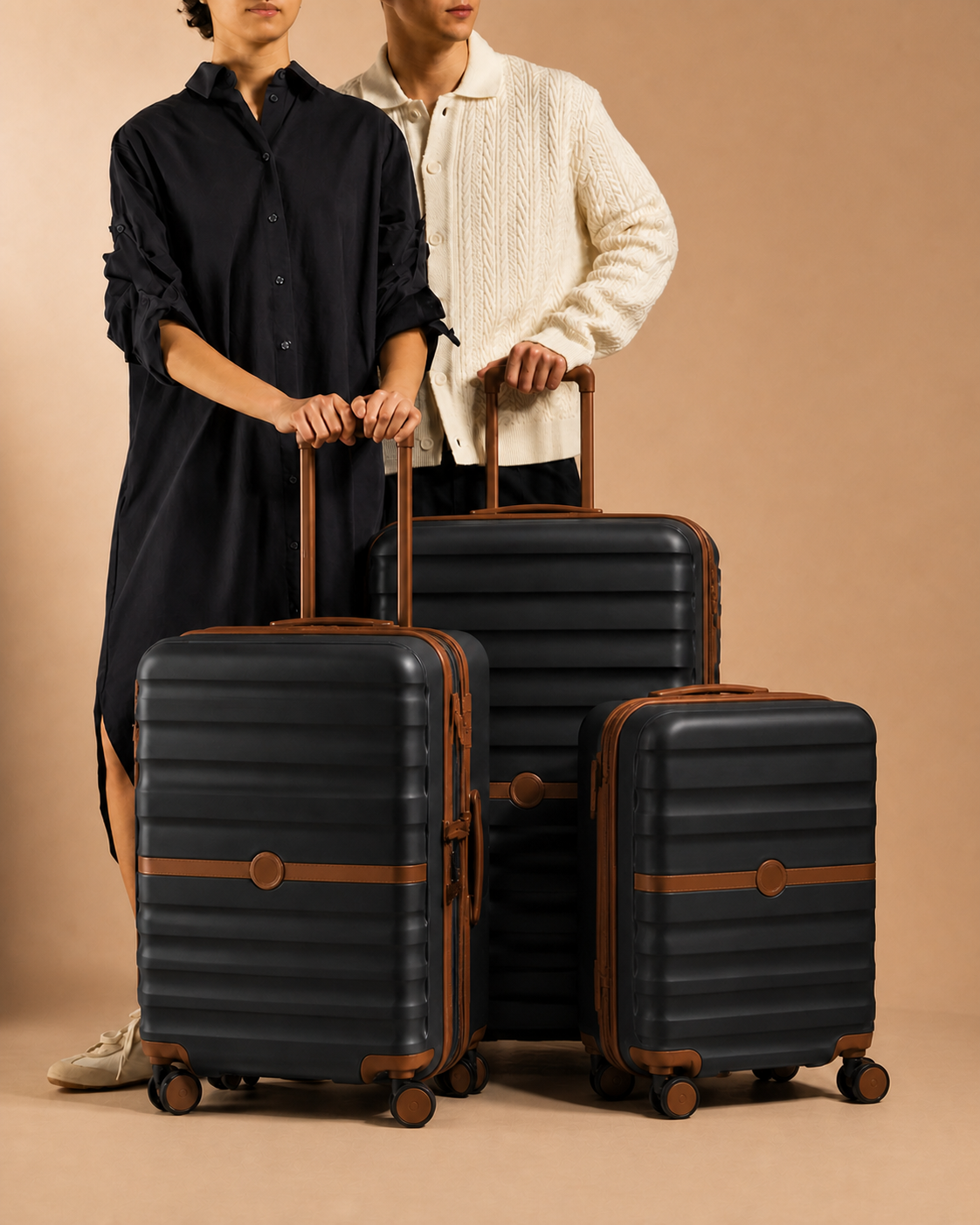 Morar Lightweight 3 Piece Hard Shell Suitcase Set - 20/24/28 Inch