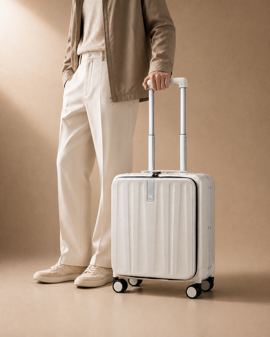 Harrogate Aluminium Frame Cabin Suitcase - 18/20 Inch — view 2