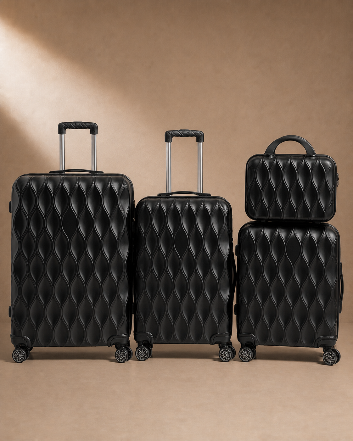 Anstruther Carry-On 4 Piece Hard Shell Suitcase Set with Travel Bag — view 3