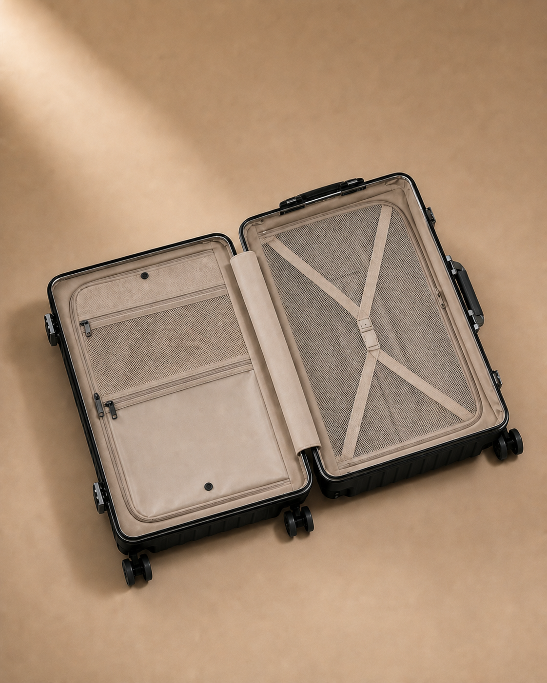 Perranporth Aluminium Frame Cabin Suitcase - 20/24 Inch — view 3
