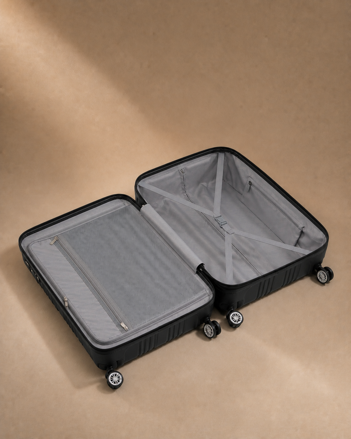 Porthleven 3 Piece Hard Shell Suitcase Set - 20/24/28 Inch — view 2
