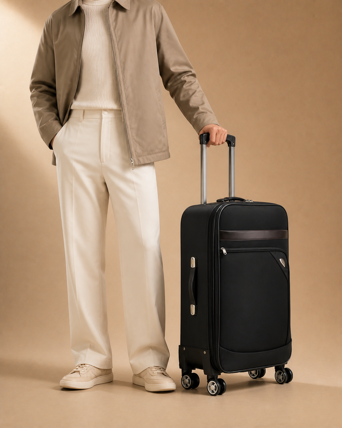 Orford Soft Shell Cabin Suitcase - 20/24 Inch — view 3