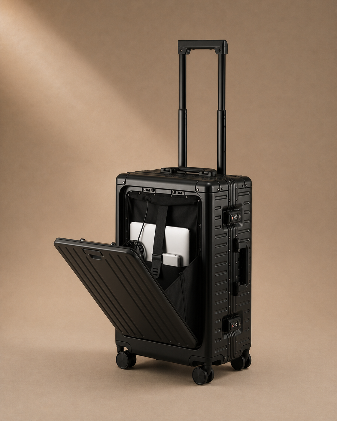 Instow Front-Opening Cabin Suitcase - 20/24 Inch — view 3