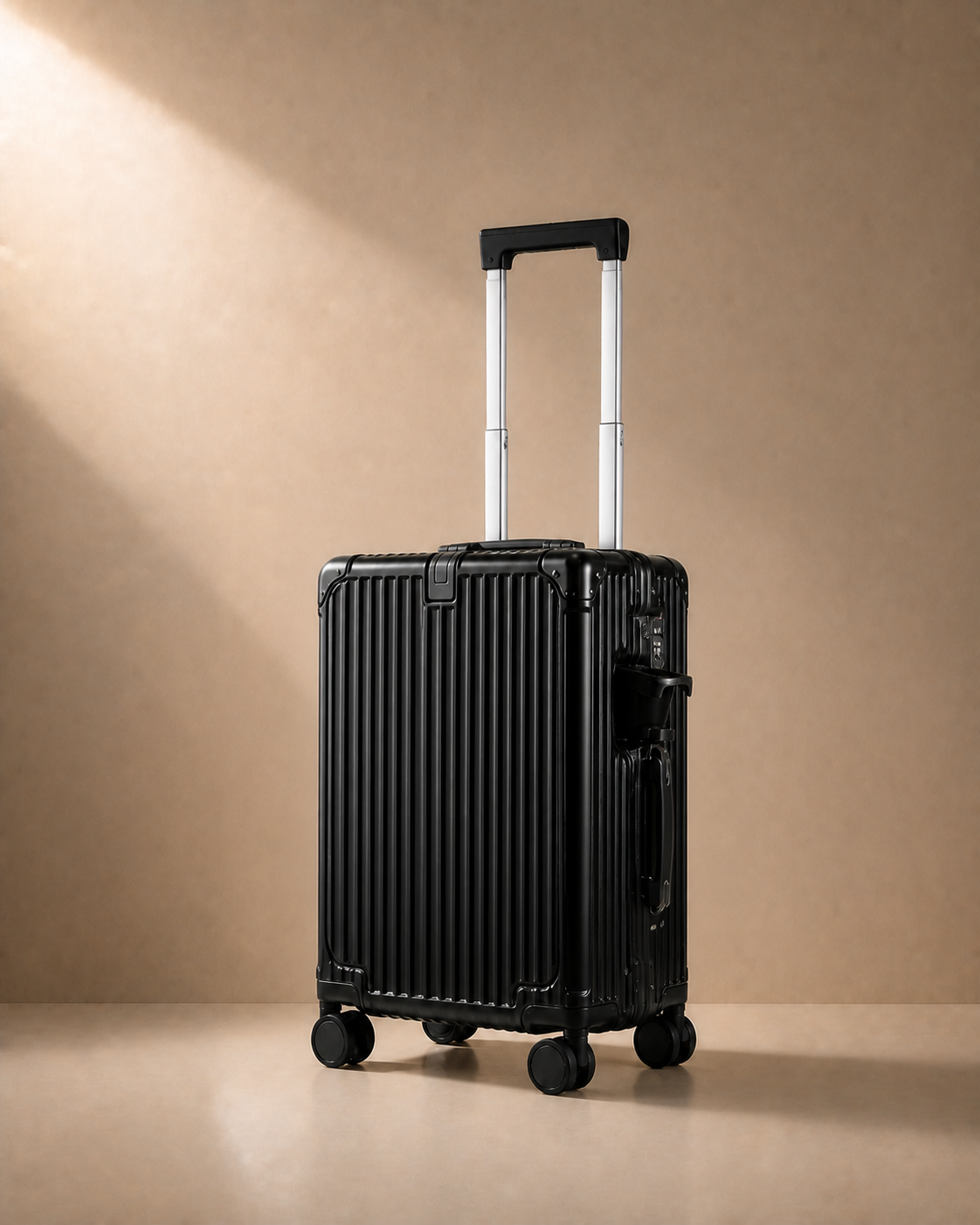 Totnes Hard Shell Cabin Suitcase with Cup Holder - 20/24/26 Inch — view 3