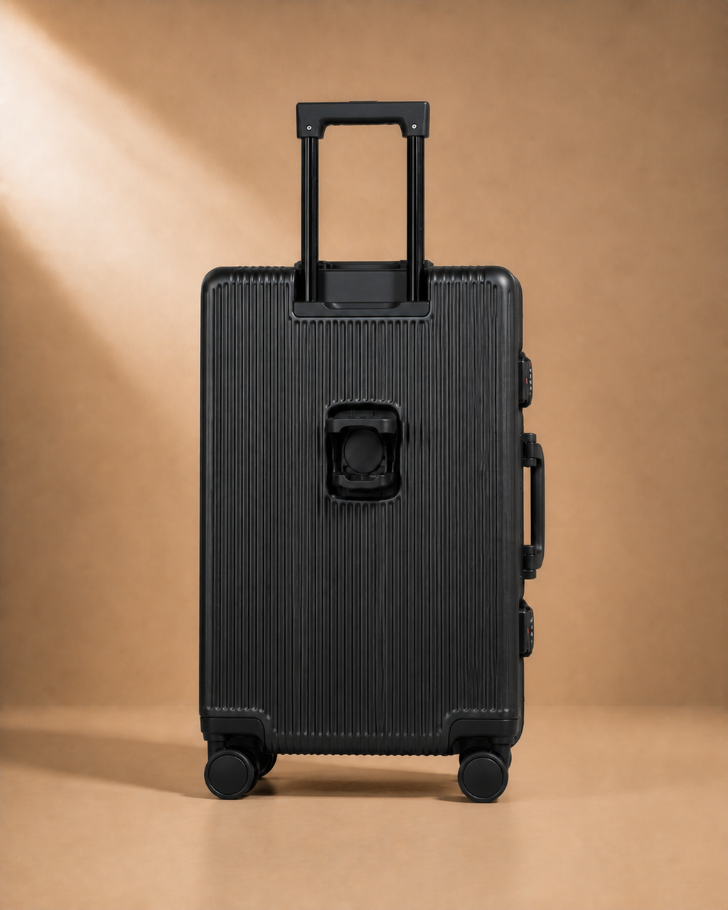 Porthcurno Aluminium Frame Front-Opening Cabin Suitcase with USB Port - 20-28 Inch — view 3
