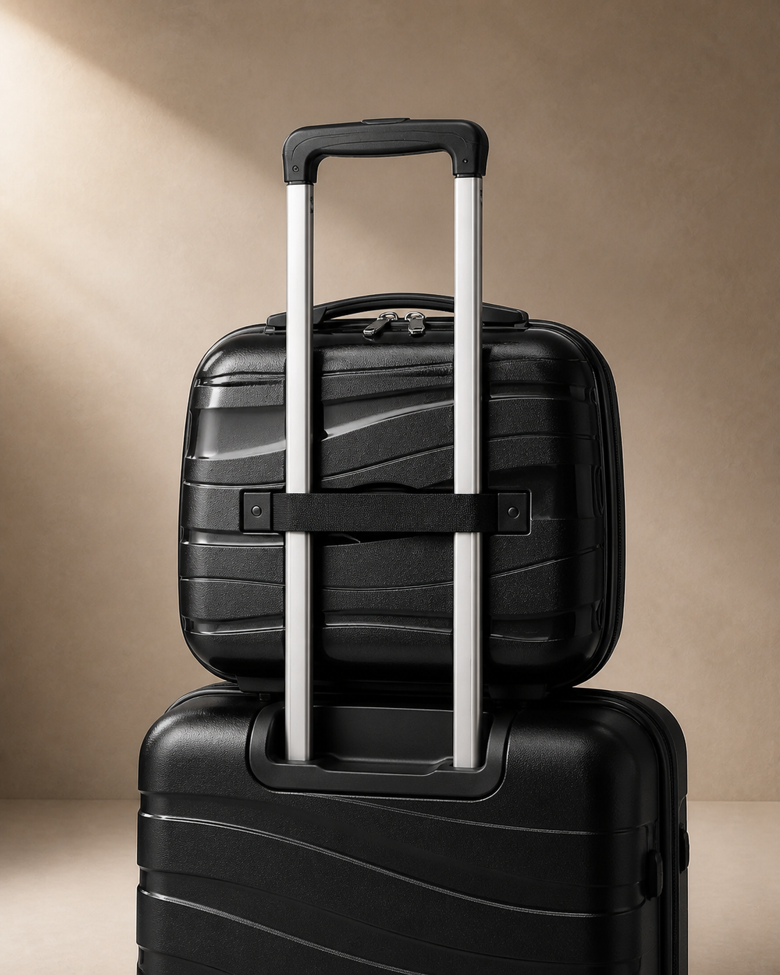 Housel Lightweight 14 Inch Hard Shell Travel Makeup Case — view 4