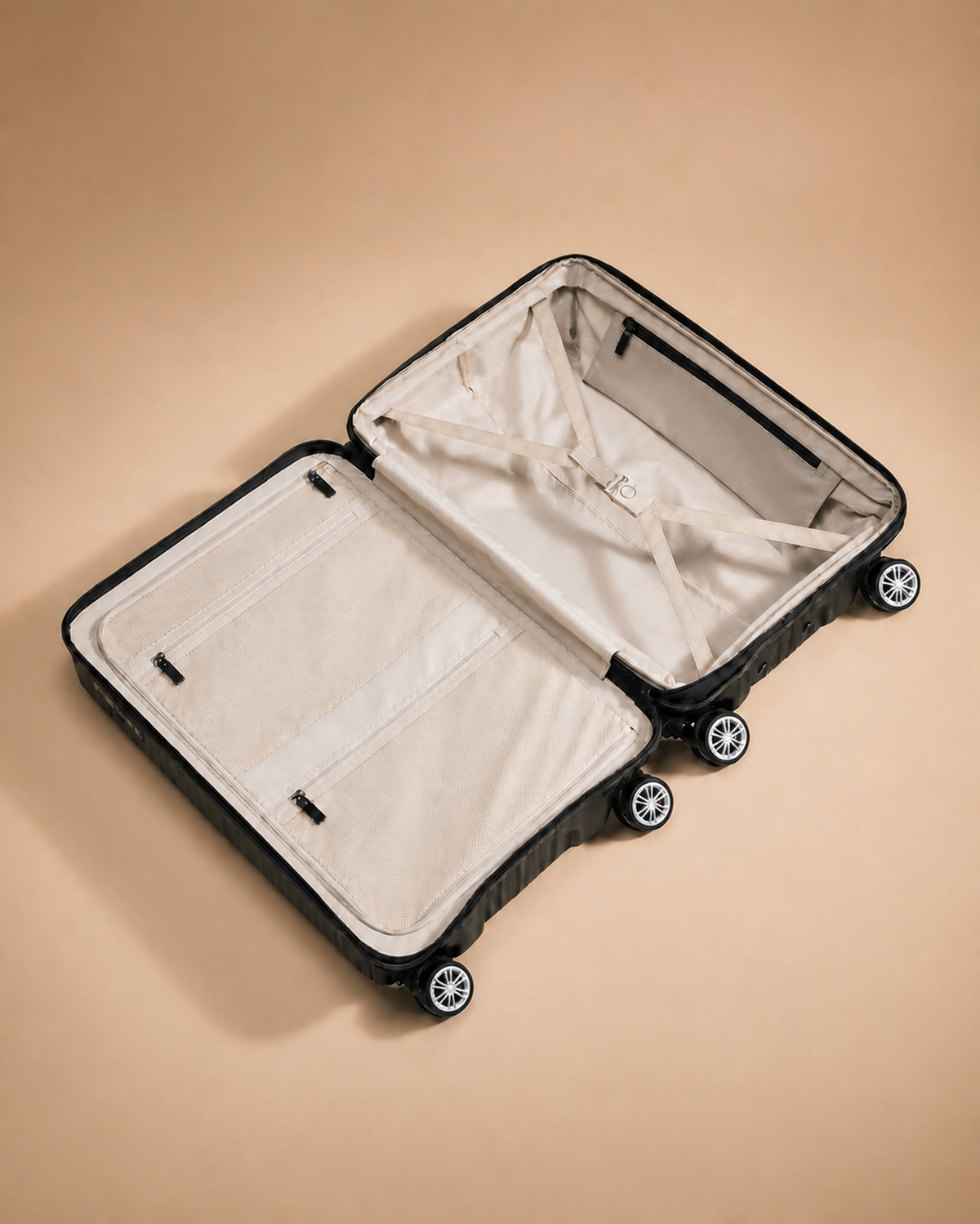 Ullapool Scratch-Resistant 3 Piece Hard Shell Suitcase Set - 19/24/28 Inch — view 2