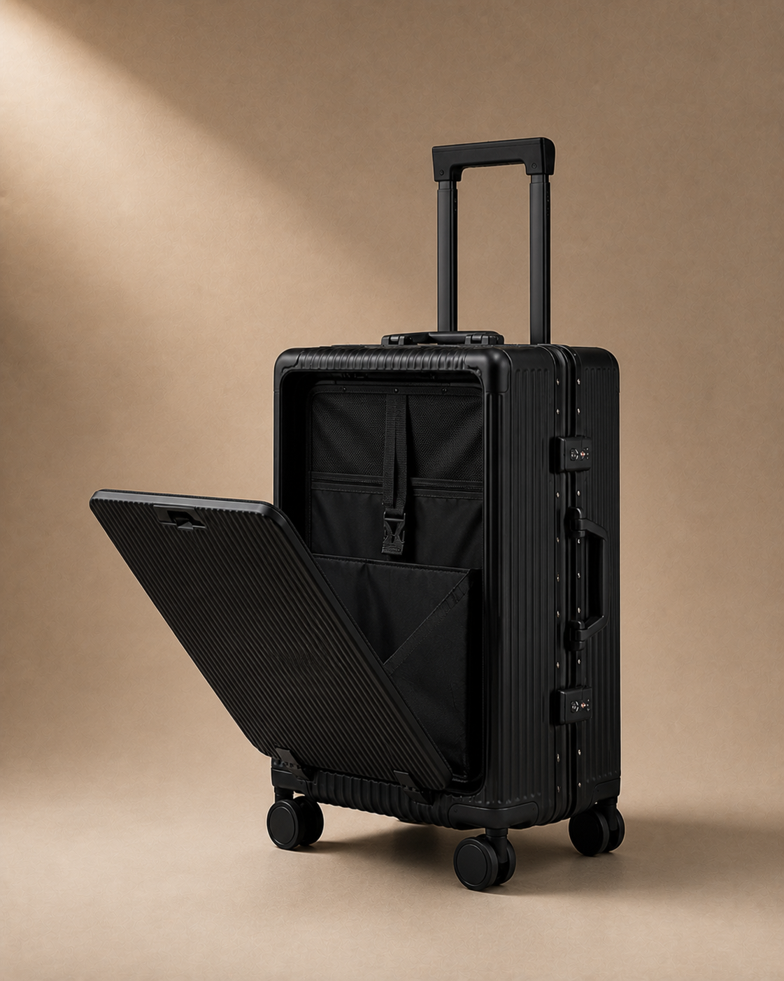 Sennen Aluminium Frame Cabin Suitcase - 20/24 Inch — view 4