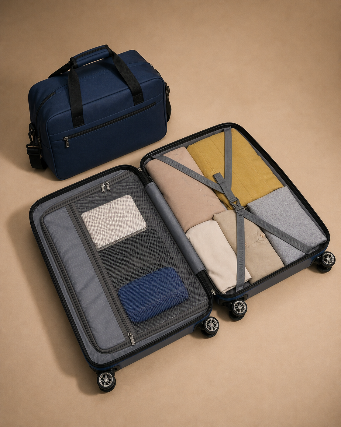 Cromarty 2 Piece Suitcase and Travel Bag Set — view 2