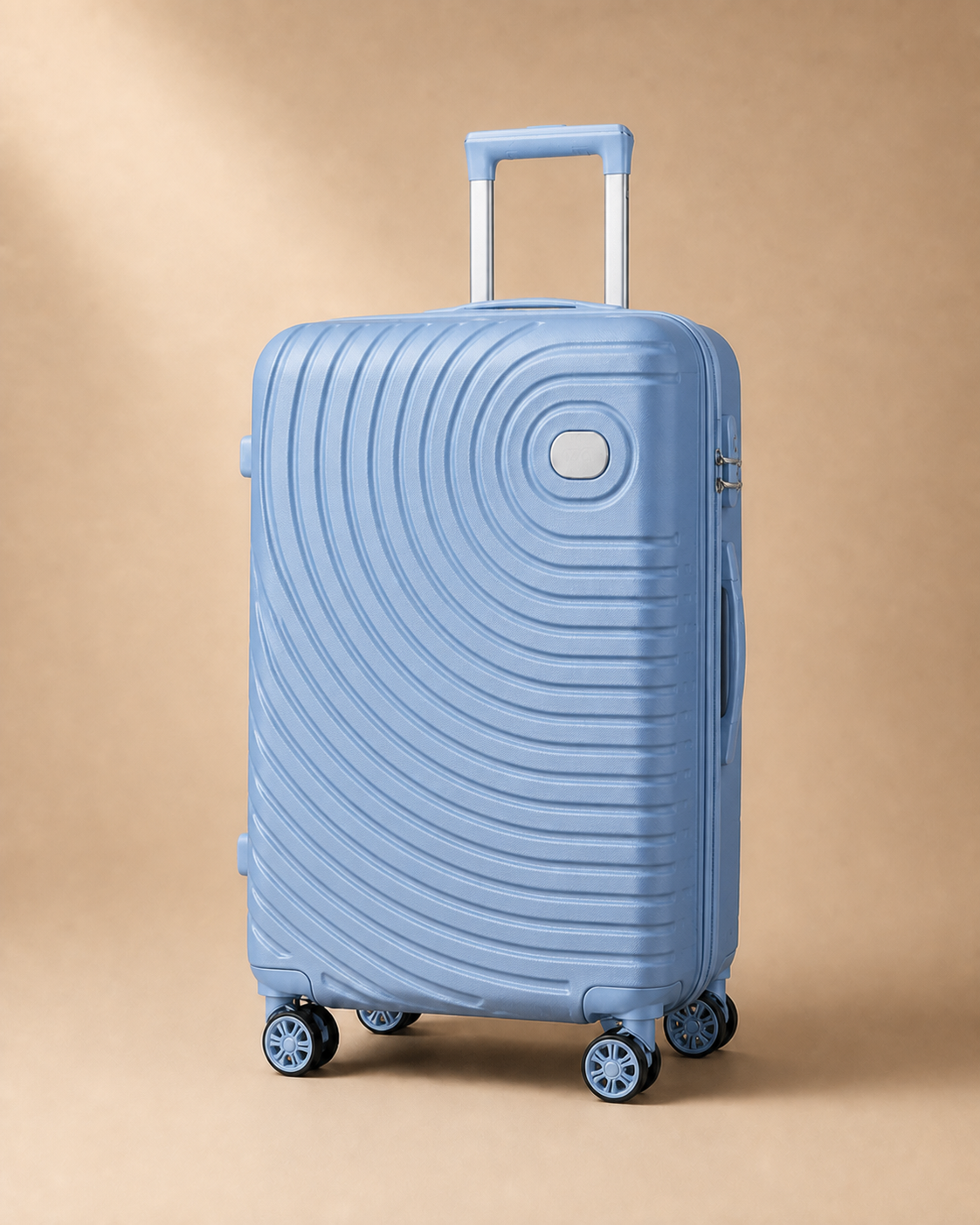 Lerryn Expandable Cabin Suitcase, Swirl in Blue