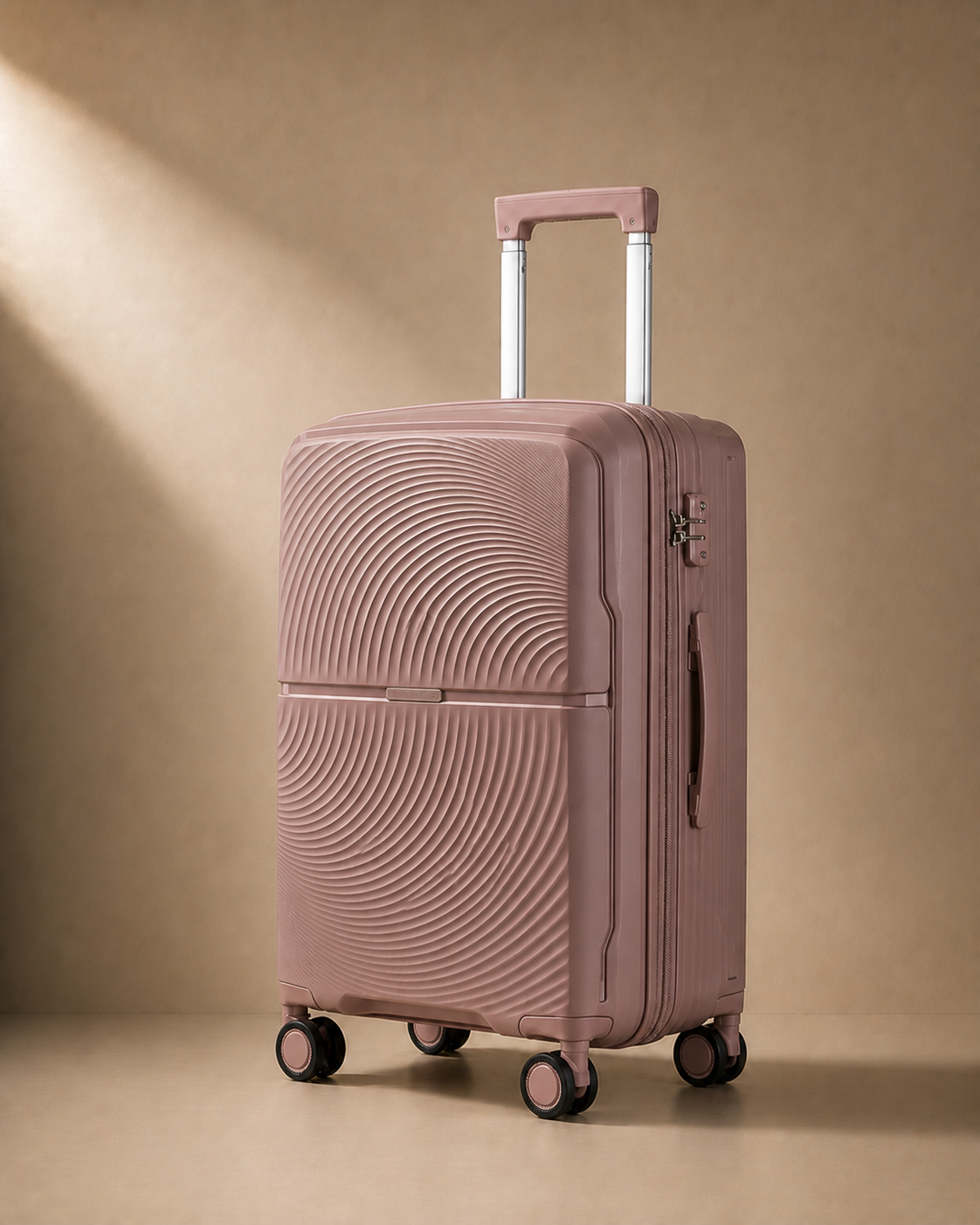 Itchenor Lightweight Hard Shell Suitcase - 20/24/28 Inch in Beige
