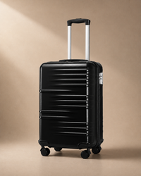 Winchelsea Lightweight Hard Shell Cabin Suitcase - 20/24/28 Inch with Combination Lock in Black