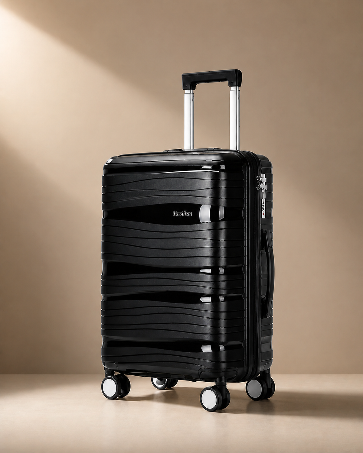 Mullion Cabin Suitcase - 20/24/28 Inch in Black