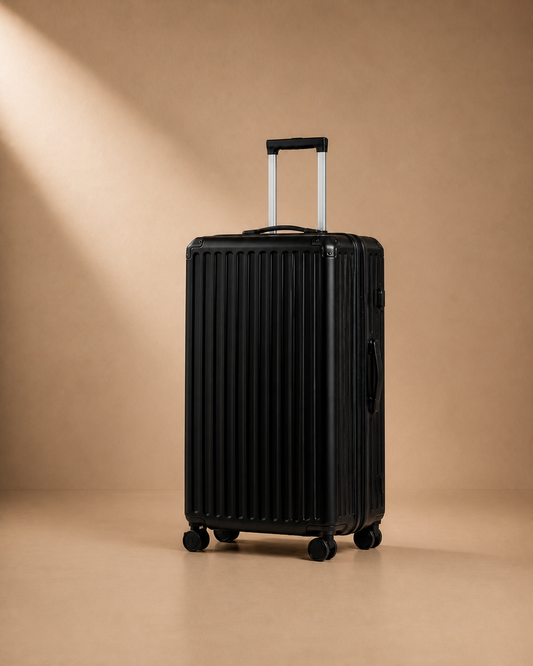 Tresaith 4 Piece Hard Shell Suitcase Set - 14/20/24/28 Inch in Black