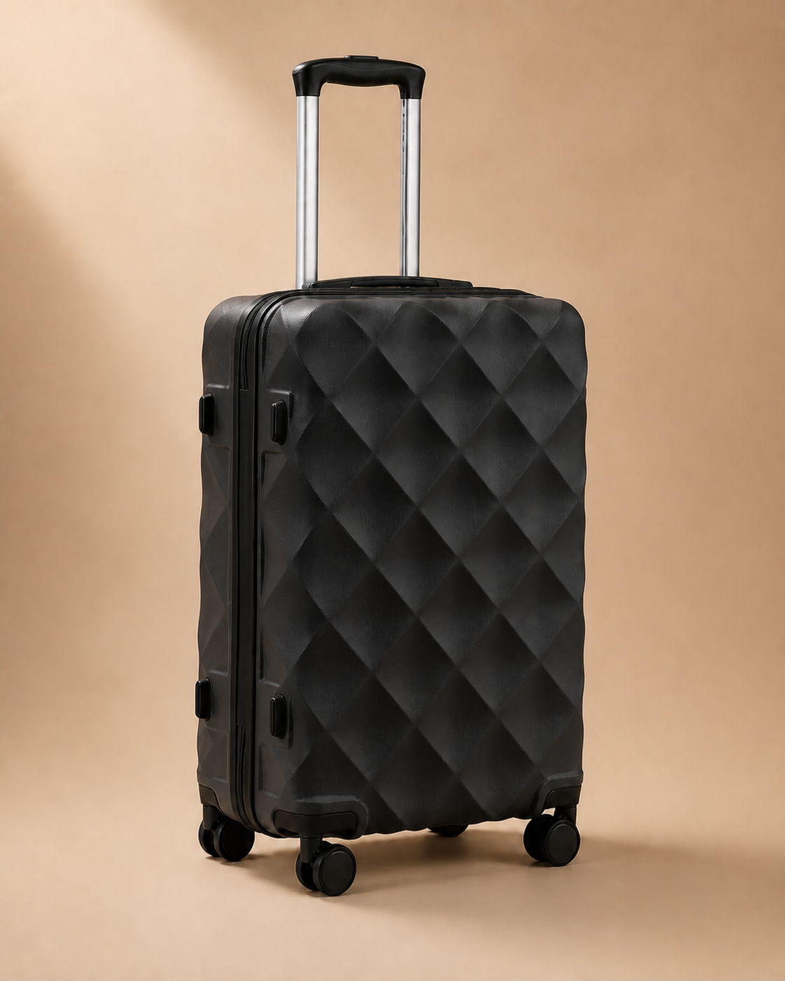 Ludlow Large Capacity Hard Shell Suitcase - 32 Inch in Black
